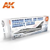 AKアクリル3G[AK11755][3G]現用イギリス空軍航空機カラー8色セット