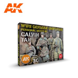 画像1: AKアクリル3G[AK11759][3G]WW2ジャーマンユニフォーム18色セット by カルビン・タン (1)