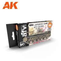 AKアクリル3G[AK11774][3G]WW2日本陸軍AFVカラー3G6色セット