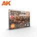 画像1: AKアクリル3G[AK11776][3G]30年戦争ゲームフィギュア18色セット by ラーファ・アルチデューケ (1)