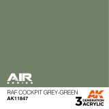 AKアクリル3G[AK11847][3G]RAFコクピットグレイグリーン