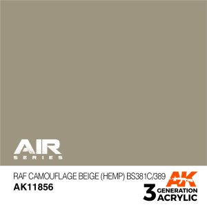 画像1: AKアクリル3G[AK11856][3G]RAFカモフラージュベージュ(ヘンプ) BS381C/389 (1)