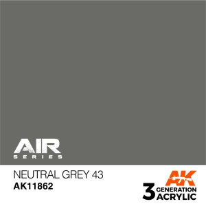 画像1: AKアクリル3G[AK11862][3G]ニュートラルグレイ43 (1)