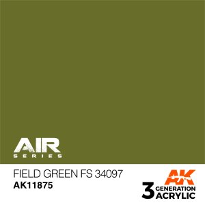画像1: AKアクリル3G[AK11875][3G]フィールドグリーン FS34097 (1)