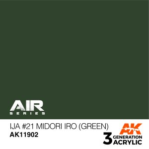 画像1: AKアクリル3G[AK11902][3G]IJA #21 緑色 (1)