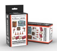 AKインタラクティブ[AK01364]工事現場アクセサリーセット(ウォーゲーム用30-35mmサイズ)