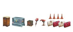 画像3: AKインタラクティブ[AK01364]工事現場アクセサリーセット(ウォーゲーム用30-35mmサイズ)