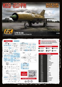画像2: AKインタラクティブ[AK148003]1/48 MIG-21 PFM