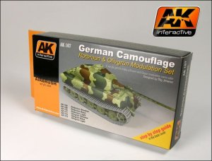 画像1: AKインタラクティブ[AK00167]ドイツ軍グリーン・ブラウン迷彩モジュレーションセット (1)