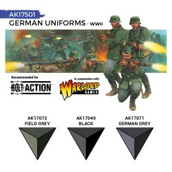 画像3: AKインタラクティブ[AK17501][QG]WW2ドイツ軍ユニフォーム3色セット
