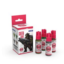 画像2: AKインタラクティブ[AK17507][QG]グリーンスキン4色セット