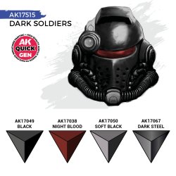 画像3: AKインタラクティブ[AK17515][QG]ダークソルジャー4色セット