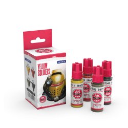 画像2: AKインタラクティブ[AK17519][QG]イエローソルジャー4色セット