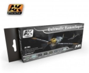 画像1: AKインタラクティブ[AK2001]ドイツ空軍塗装色セット（エアシリーズ） (1)