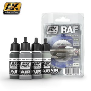 画像1: AKインタラクティブ[AK02080]WW2イギリス空軍昼間戦闘機カラーセット (1)
