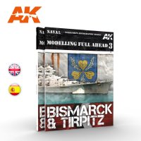 AKインタラクティブ書籍[AK249]書籍　モデリングフルアヘッド3　ビスマルク＆ティルピッツ