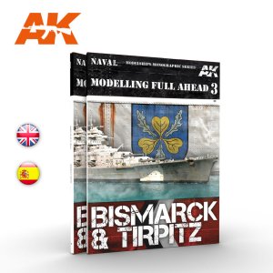 画像1: AKインタラクティブ書籍[AK249]書籍　モデリングフルアヘッド3　ビスマルク＆ティルピッツ (1)