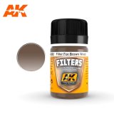 AKインタラクティブ[AK00262]ウッド用レッドブラウンフィルター