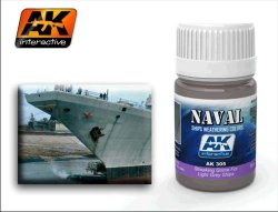 画像1: AKインタラクティブ[AK00305]ライトグレイ艦船用ストレーキンググライム