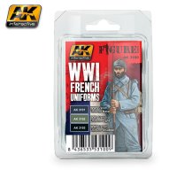 AKインタラクティブ[AK03100] WWIフランス軍ユニフォームカラーセット