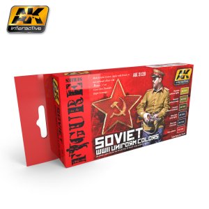 画像1: AKインタラクティブ[AK03120] ソビエトWW2ユニフォームカラーセット (1)