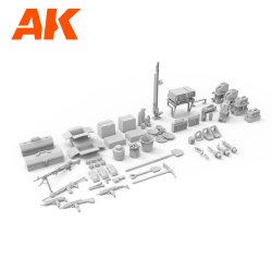 画像3: AKインタラクティブ[AK35006]IDFアクセサリーセット1/35