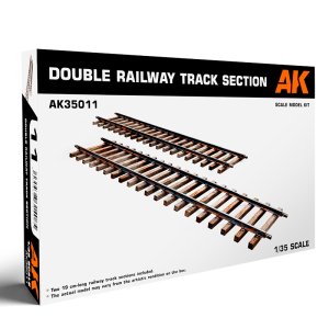画像1: AKインタラクティブ[AK35011]1/35 鉄道線路セクション (1)