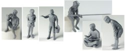 画像3: AKインタラクティブ[AK35016]少年フィギュアセット1/35