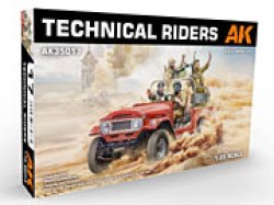 画像4: AKインタラクティブ[AK35017]1/35 テクニカルライダース4体セット