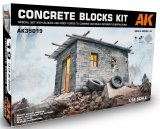 AKインタラクティブ[AK35019]コンクリートブロックキット(1/35)