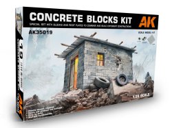 画像2: AKインタラクティブ[AK35019]コンクリートブロックキット(1/35)