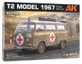 AKインタラクティブ[AK35023]T2バス 1967年型(1/35) 救急車
