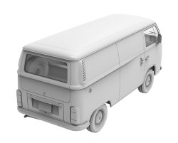 画像8: AKインタラクティブ[AK35025]T2バン 1972年型(1/35) 商用車