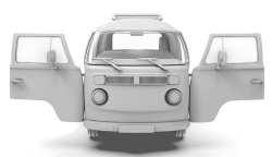 画像14: AKインタラクティブ[AK35025]T2バン 1972年型(1/35) 商用車