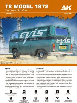 画像16: AKインタラクティブ[AK35025]T2バン 1972年型(1/35) 商用車