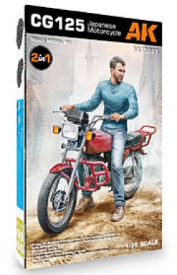 画像3: AKインタラクティブ[AK35027]オフロードバイクCG125(1/35)