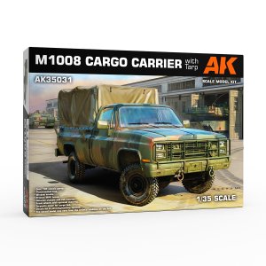 画像1: AKインタラクティブ[AK35031]M1008　軍用トラック幌付き(1/35) (1)