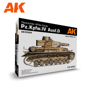 画像1: AKインタラクティブ[AK35504]ドイツIV号D型戦車　アフリカ軍団 (1)