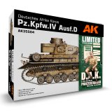 AKインタラクティブ[AK35504]ドイツIV号D型戦車　アフリカ軍団 アフリカ軍団戦車兵つき