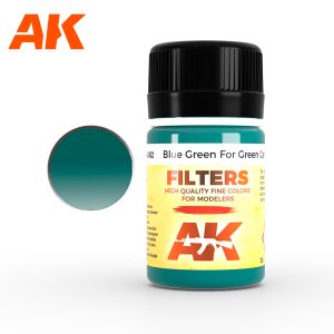 画像1: AKインタラクティブ[AK04162]グリーン塗装車輌用ライトフィルター (1)