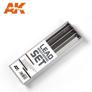画像1: AKインタラクティブ[AK4182]リードウェザリングセット(ペンシル芯4種セット) (1)
