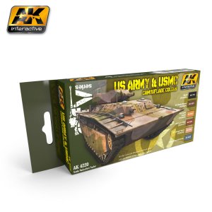 画像1: AKインタラクティブ[AK04220] アメリカ陸軍＆海兵隊グリーンカラーズ (1)