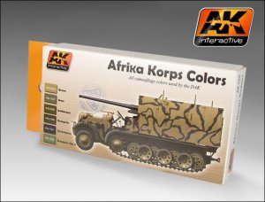 画像1: AKインタラクティブ[AK550]アフリカ軍団塗装色セット (1)