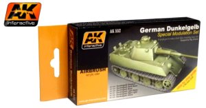 画像1: AKインタラクティブ[AK552]ドイツ戦車ドゥンケルゲルプ用モジュレーションセット (1)