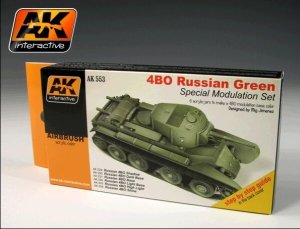 画像1: AKインタラクティブ[AK553]ロシア戦車４Ｂ０グリーン用モジュレーションセット (1)