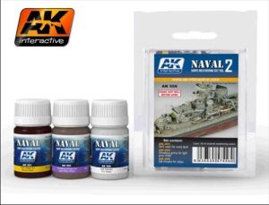 画像1: AKインタラクティブ[AK00556]艦船用ウェザリングセット2 (1)