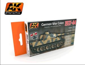 画像1: AKインタラクティブ[AK560]1937-44ドイツ戦車塗装色セット (1)