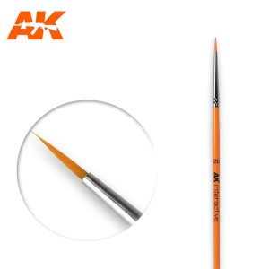 画像1: AKインタラクティブ[AK00602]丸筆2/0　人工毛 (1)