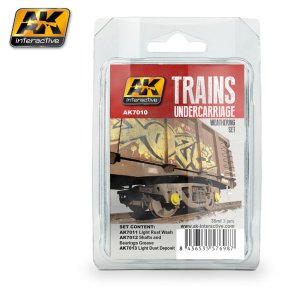 画像1: AKインタラクティブ[AK07010] 鉄道アンダーキャリッジウェザリングセット (1)