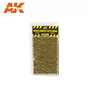 画像1: AKインタラクティブ[AK08119]芝草ミックスタフト(シール式パッチ)6mm (1)